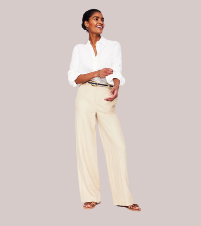 Westbourne linen trousers