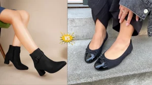 Block Heel Boots vs Ballet Flats