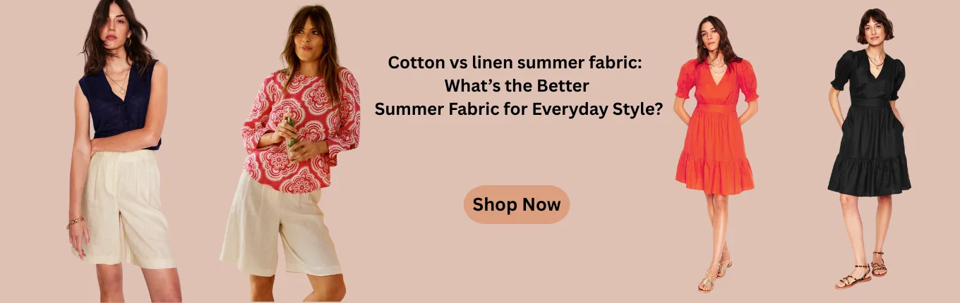 Cotton vs linen summer fabric 1