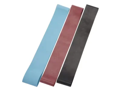Fitness Resistance Bands Three Pack 5 6 7 kg GreyBurgundyBlack