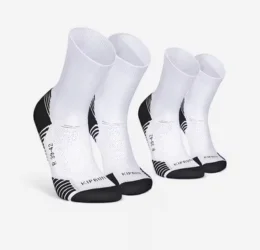KIPRUN RUN500 Thick Mid Calf Running Socks 2 Pairs 1
