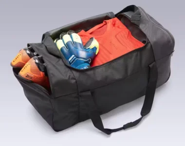 KIPSTA 55L Sports Bag Essential Black
