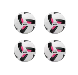 KIPSTA Size 5 Machine Stitched Football Training Ball White 2