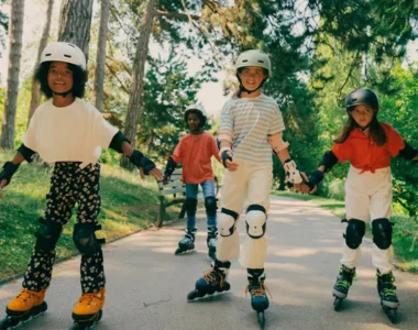 Kids 3x2 Skating Scooter Skateboard Protectors Set Play