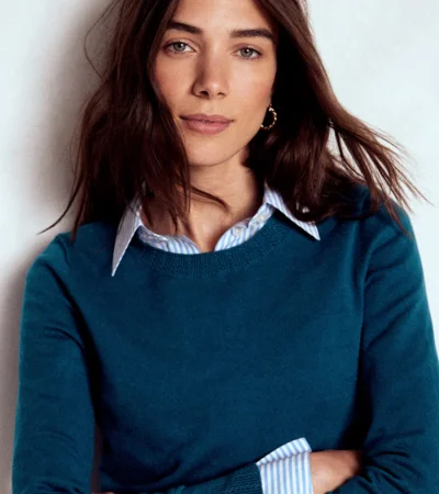 Emilia Cotton Crew Jumper