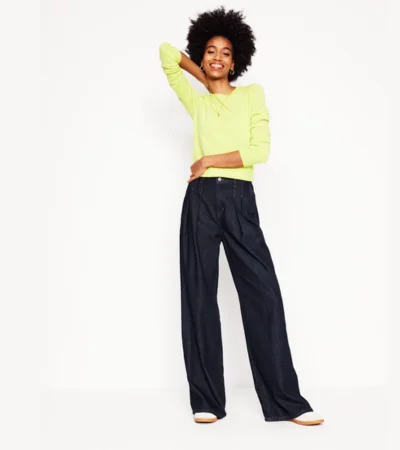 Flowing Mid Rise Jeans 1