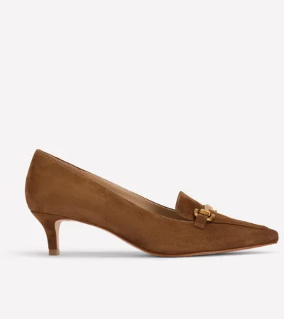 Iris Lace Loafer with Heel