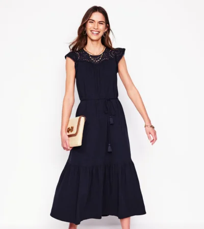 Juliet Broderie Midi Dress