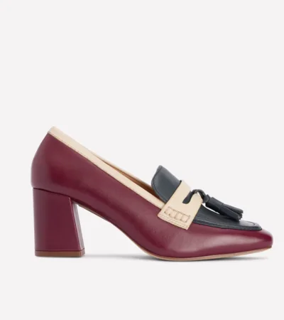 Sol Penny Loafer with Block Heel