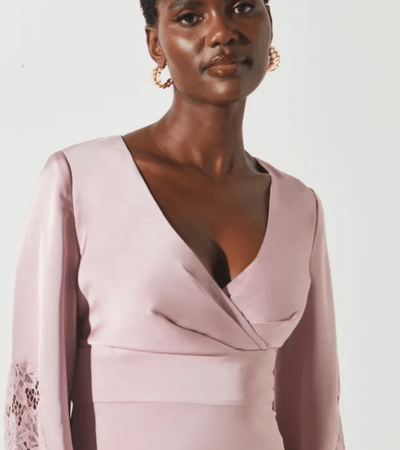 Coast Sequin Tie Shoulder Bridesmaid Maxi Dress