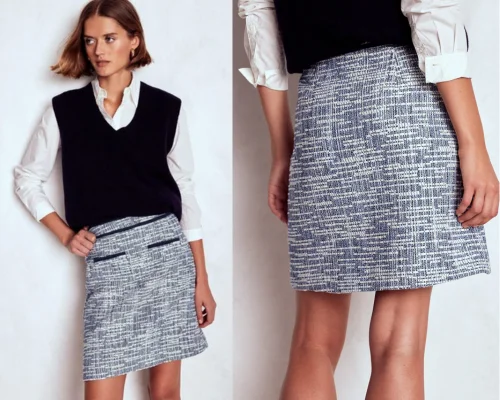 Strukturierter A Linien Rock Marine