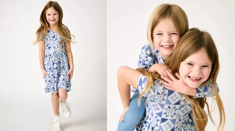 Patchwork Indigo Patch Pocket Dress