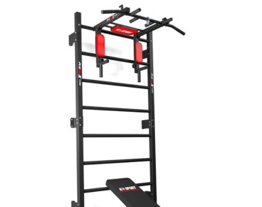 Estacao de forca com barra de tracao dip bar barra