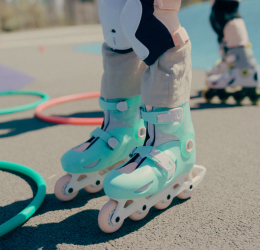 Kids Inline Skates Play 5 Mint