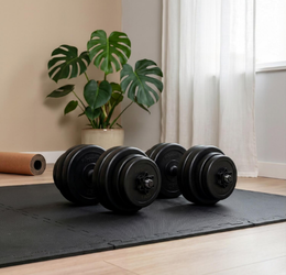 Halteres ajustaveis de 25 kg. Fitness House par 1