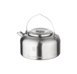 1 L Stainless Steel Kettle 500 for Camping, Bivouacking and Hiking
