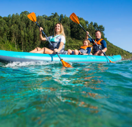 2-Part Kayak Paddle Adjustable Symmetrical 100