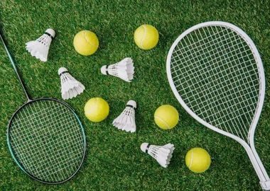 tennis vs badminton racket