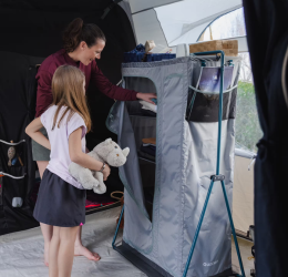 Large Folding and Compact Camping Wardrobe - Comfort