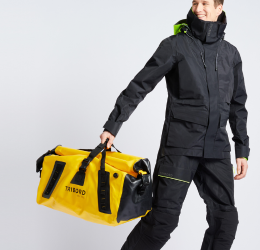 Waterproof Duffle Bag - Travel Bag 60 L - YellowBlack